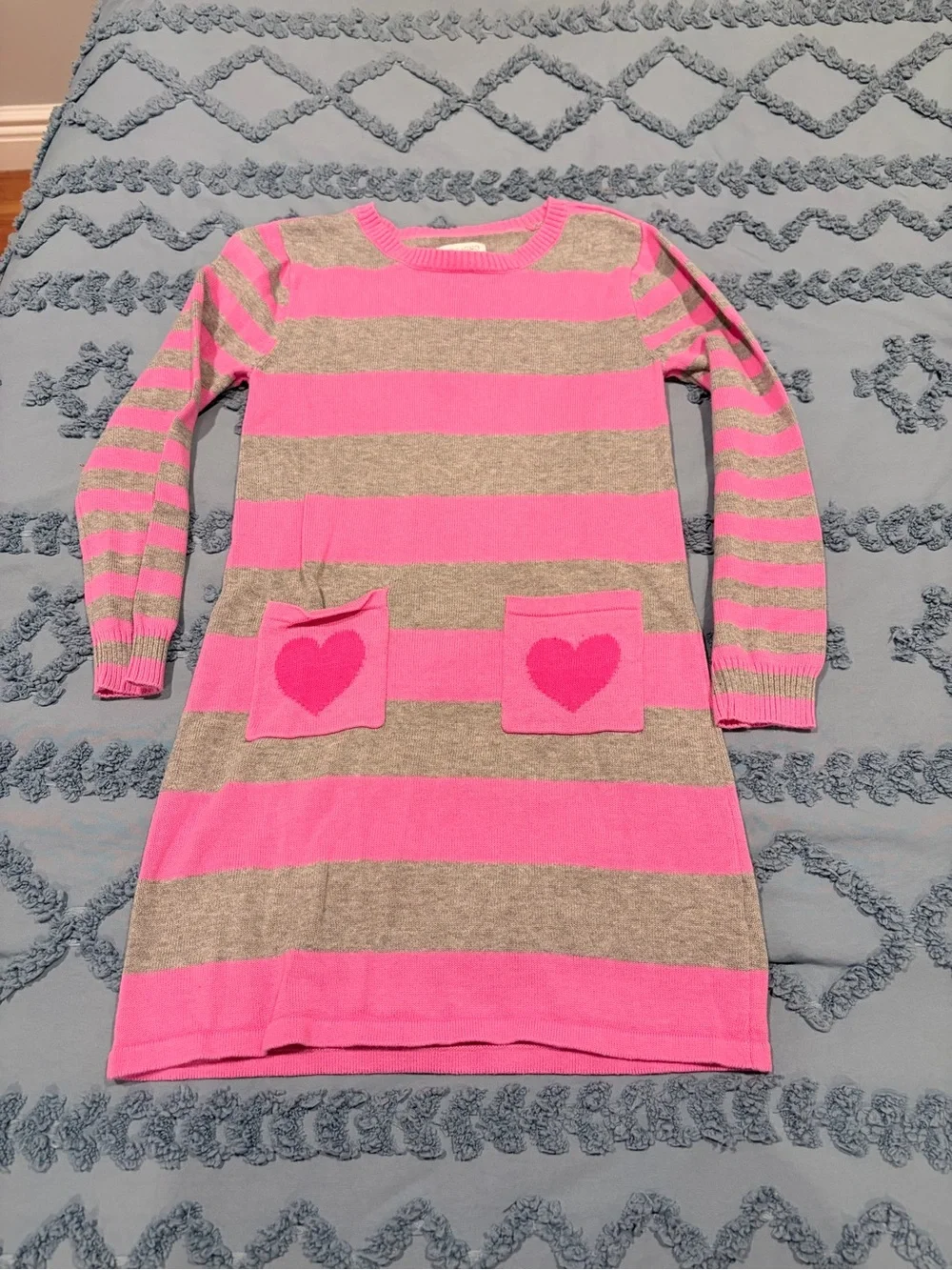 The Children’s Place Girls Dress Bundle Size 5/6 Pink Hearts 2-Piece